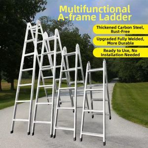 Outdoor Foldable Multi-purpose Thickened Galvanized Ladder