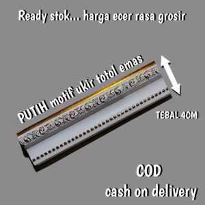 figura batangan tebal 4cm panjang 75 centi meter / lis plavon / frame figura