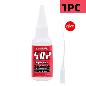 LOOLIFL | Lo0Lifl502 Strong Adhesive 20g Fast-Drying Instant Adhesive High-Strength Transparent Universal Repair Glue Multi-Purpose Strong Bonding Glue Suitable for Metal Plastic Wood Ceramics Glass Rubber Leather DIY and Shoe Repair