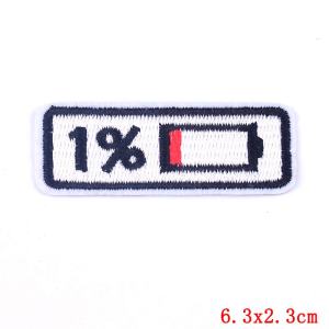 Tự Làm Hoạt Hình/Thêu Chữ Miếng Dán Sắt Trên Polyester Miếng Dán Cường Lực Cho Quần Áo Áo Handmade Keo Nhiệt Táo