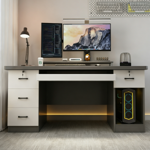 ZHUOHE | Simplicity Specialized Home Office Desk with Drawer