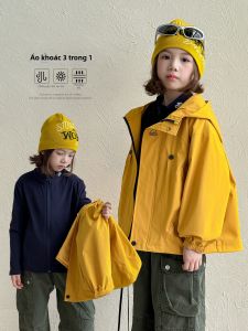 SQTN.KIDS | Áo Khoác Ngoài 3-trong-1 Tháo Lắp Được Cho Bé Gái Mẫu Mới 2026