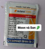 Thuốc trừ sâu ACTARA 25WP lưu dẫn hạn chế rửa trôi trừ bọ trĩ rầy rệp gói 1g dễ dàng sử dụng - NN Moon và Sun