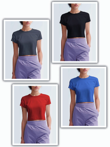 Kaos Crop Top Cotton: Atasan Nyaman Untuk Sehari-hari