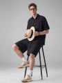 JINJIEJIAODIAN | Vintage Luxe Tencel Linen Leisure Sport Set Men. 