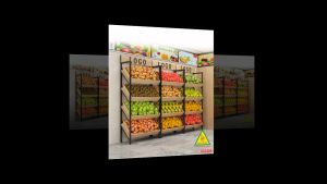 Kệ trưng bày sản phẩm hàng hóa kệ trang trí khung sắt mặt gỗ KST425A - NỘI THẤT LẮP RÁP VIENDONGADV