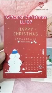 40pcs Giftcard Christmas - Kartu ucapan Natal LL107