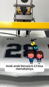 Csndice Kids Kaos Tshirt Baju Anak 6-13 Tahun Cowok Keren Merah Regular Fit Sablon Plastisol - K166 Fashion