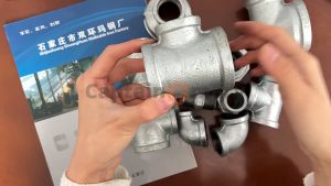 Tee Galvanized Pipe Accessories 1/4" 1/2" 3/4"