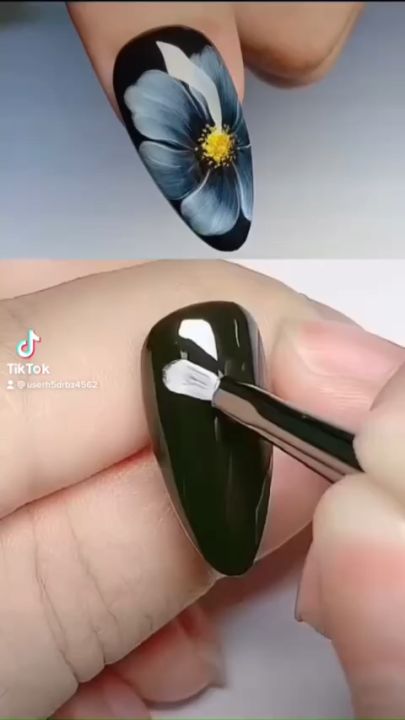 Vẽ móng tay nail hoa cúc của G Dragon - Học nails cho người mới bắt đầu |  Vẽ nails hoa cúc là trang trí thường gặp khi làm nails. Tăng thêm