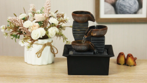 Tabletop Fountain Ornaments Home Gardening Decoration Rockery Water Fountain Crafts Gifts Desktop Decorations