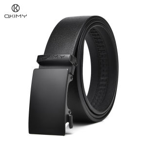 OKIMY Fashion Belt Mens Business Leisure Belt Stylish Automatic Buckle Belt Youth Sports Pant Belt Stylish Simple Nice Waistband Durable Belt