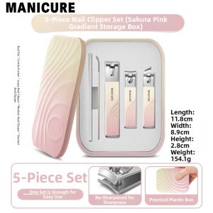 RIMEI | Large Slanted Nail Clippers Set