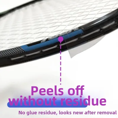 Ultra-Light Transparent Badminton Racket Head Cover Protective Film Non-Full Wrap Wear-Resistant No Trace Paint Falling