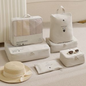 กระเป๋าใส่เสื้อผ้าสำหรับเดินทาง Travel Storage Bag เสื้อผ้าแบบแยกชิ้น กระเป๋าใส่เสื้อผ้า down Jacket กระเป๋าใส่เสื้อผ้าในสำหรับเดินทาง