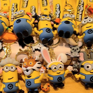 Gantungan Kunci Minions Keychain Karakter Kartun Stuart Kevin Carl Minion Ver Zodiak Shio