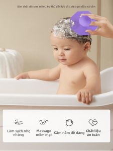 AILIYO | Bàn Chải Massage Tắm Loại Bỏ Vảy Da Đầu Cho Bé
