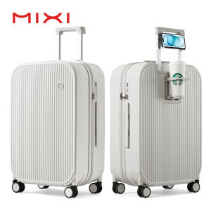 Mixi Innovative Multifunctional Suitcase 20 Inches Lightweight PC Carry On 24 26 Inches Check In Travel Trolley Case with TSA Lock M9290