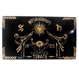 KOTAK MORI PSHT KAYU JATI UKIR TENDANGAN LOVE (FREE UKIR NAMA) TEMPAT PENYIMPANAN SABUK MORI PENCAK SILAT SETIA HATI TERATE 1922