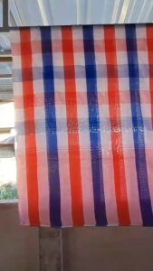 ผ้าขาวม้า ลายตารางหมากรุกสีธงชาติ ขนาด 90x150 ชม. ผ้าเช็ดตัว ผ้าพันเอว ผ้าพันคอ ของรับไหว้ ผ้าทอมือ
