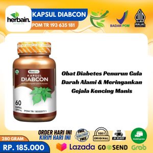 Kapsul Diabcon Obat Diabetes Asli Atasi Gula Darah Tinggi & Kencing Manis Ampuh
