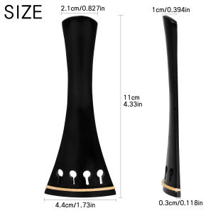 IRIN | IRIN Violin Tailpiece Cho Đàn Violin 1/2 3/4 4/4 Phụ Kiện Bảng Dây Đàn Bằng Gỗ Mun Phần Nhạc Cụ Cần Thiết