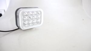 1/2pcs Motorcycle Spotlight Headlight RBP Aperture 12SMD white Ultra Bright Lamp Auxiliary Spotlight Flash Lense Fog Lights 12V