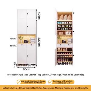 Elevator Door With Lock Shoe Storage Cabinet