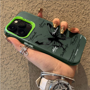 Bandai | Ốp Điện Thoại Mờ Chống Sốc Dark Sketch Butterfly Cho Xiaomi Redmi Note Series 11S 10S 9S - Bảo Vệ Chống Trầy Xước Hai Lớp