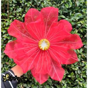 Bunga Teratai Giant Flower Bunga Hiasan Kain Organdi Model Bunga Teratai Dekorasi Pelaminan diameter 60cm