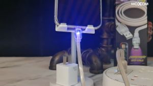 3A Fast Charging Cable Original Moxom Cable LED Light Cable Type C Cable Micro Usb Cable Wayar Cabel