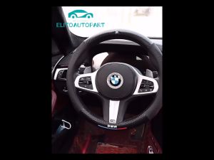 Ultra-Thin Leather For Ford Car Steering Wheel Cover 38cm Kelisa Kancil Kenari Kembara Accessories Ranger Fiesta Focus