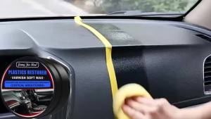 Car Plastic Restorer Auto Interior Panel Renewal Wax Coating Leather Plastic Rubber Polish Repair Auto Reconditioning Cream Care