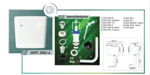 GOLDOLPHIN Plastic Toilet Tank White Low High Level Cistern Flush Water Kotak Siram Jamban Tandas