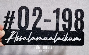 🇸🇬Customised 12cm HDB Door Unit Number | Pesonalised House Gate Unit Number Signage | Condo Unit Plate