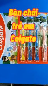Bàn chải trẻ em Colgate bàn chải đánh răng trẻ em lông chải siêu mềm mảnh 001mm