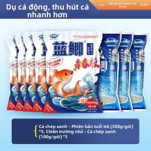 LONGWANGHEN | Mồi Cá Chép Hoang Dã Hấp Dẫn Nhiều Loài Cá