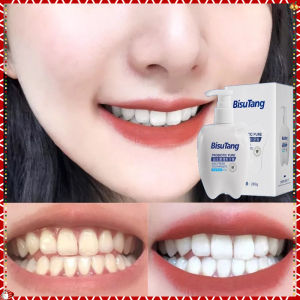 พร้อมส่ง 24ชม Probiotic Teeth Whitening toothpaste Remove Yellow Tartar menying kirkan karang gigi Eliminate Bad Breath Helicobacter flavus cavities whitening teeth Mint fluoride-free Fresh Breath Prevent tooth decay Fresh Breath COD