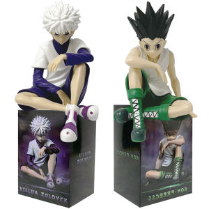 Bandai | PG Hunter×Hunter GON FREECSS Killua Zoldyck Action Figure Noodle Stopper Anime Killua Figure Statue Car Ornaments PVC Model Toys