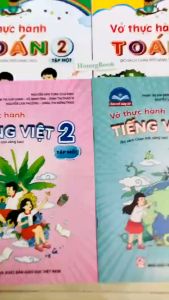 Sách - Combo trọn bộ 4 quyển Vở thực hành Tiếng Việt + Toán lớp 2 - Chân Trời Sáng Tạo