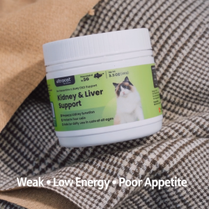 Organic Cat Liver & Kidney Support Renal Health CKD Prevention Daily Use Phosphorus Binder