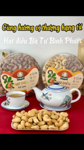 Hạt điều bóc vỏ Bà Tư túi giấy 250 g