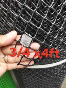 Plastic Screen Net Amazon Black 1 meter long 3/4 inch 4ft height 10 years lifespan