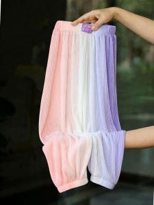 Girl Ice Silk Air Baby Summer Clothing 2023 New Arrival Transparent Pants Anti Mosquito Pants Summer Thin Western Style Kids Pants