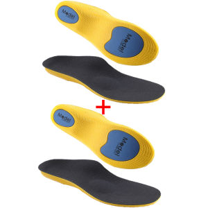 1Pair/2Pair Anti-Fatigue Arch Support Insoles Thick Cushion Shock Absorption Breathable Non-Slip Shoe pads