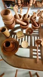 Bộ chày cối gỗ GIA NGUYỄN HƯNG xưởng thủ công