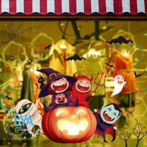 Decal Dán Tường Trang Trí Halloween XL890 Không Bị Hư Tường