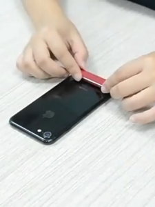 Portable folding phone stand