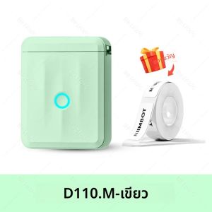 Niimbot เครื่องพิมพ์ฉลาก D110M ความร้อนรุ่นอัพเกรด D110แบบพกพาขนาดเล็กผู้ผลิตป้ายอัจฉริยะด้วยเทปสำหรับสำนักงานบ้านโรงเรียน