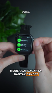 OLIKE Smartwatch FG01 1.85" Screen Long Live Battery Up To 30-Day | Smart Watch Design For Sport Sync Strava + GPS | Waterproof 3ATM Health & Sport Monitoring